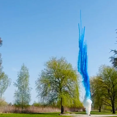 Blue/Boy Gender Reveal Smoke Powder Daytime Barrage