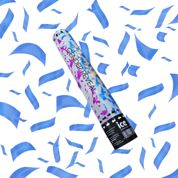 Individual Gender Reveal Twist Action Confetti Cannon (BLUE/BOY)