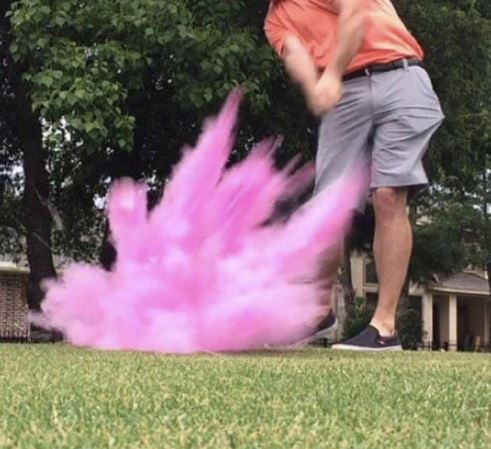 Set of Two Gender Reveal Golf Balls