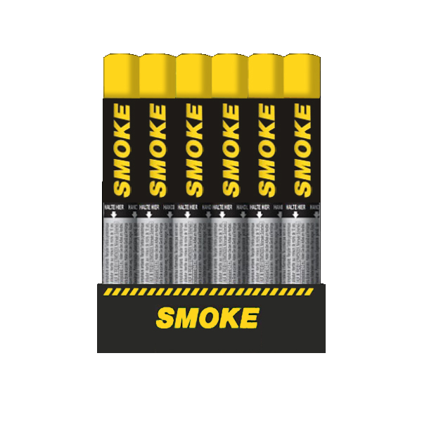 Set of 6 Hand-Held Smoke Tubes