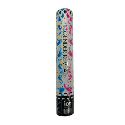 BUY 2, GET 1 FREE - Gender Reveal Twist Action Confetti Cannon (BLUE/BOY) (3 UNITS IN TOTAL)