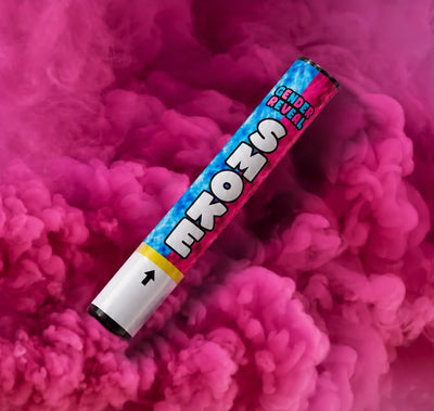 Pink/Girl Gender Reveal Ring-Pull Smoke Tube (Hand-Held)
