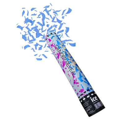 Individual Gender Reveal Twist Action Confetti Cannon (BLUE/BOY)
